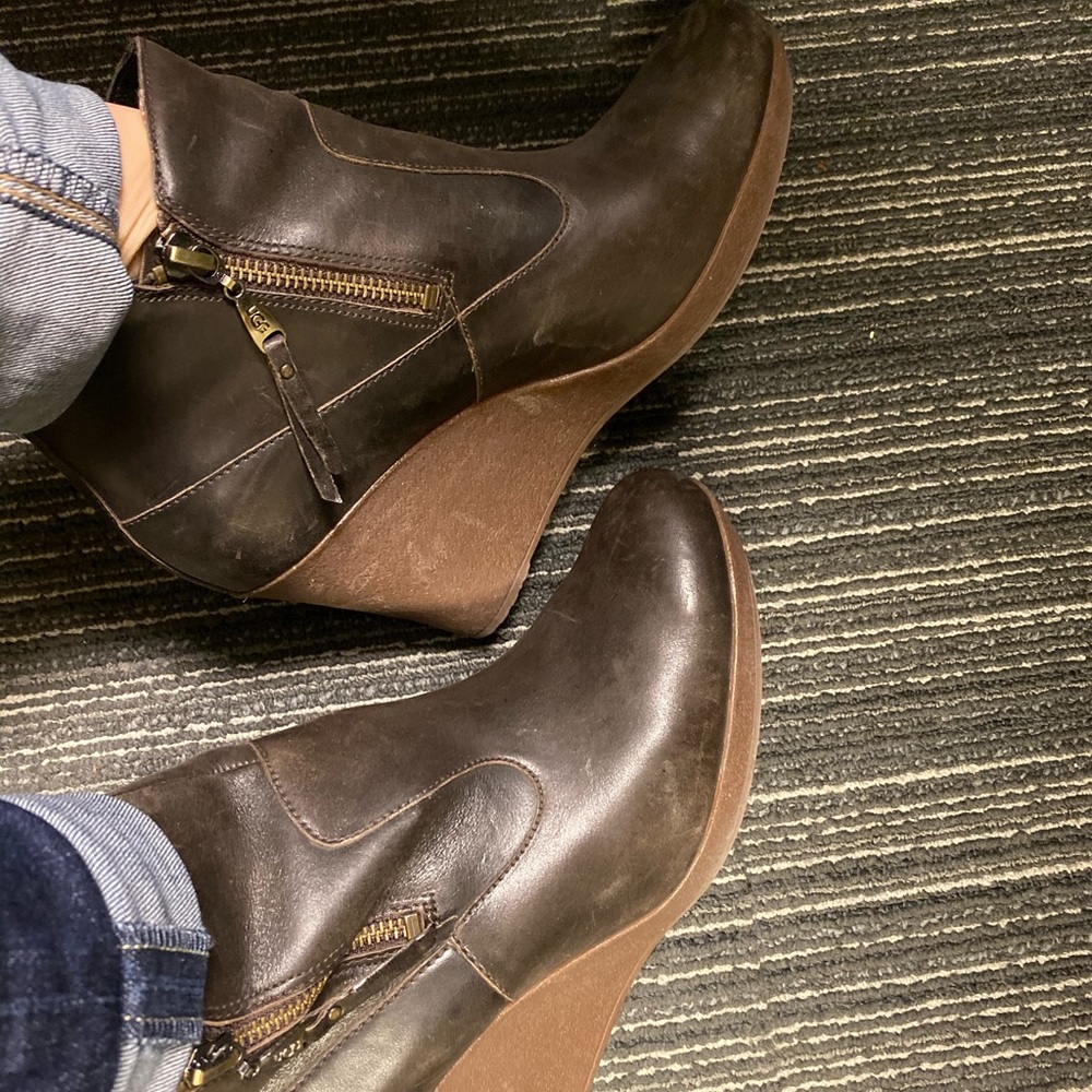 Ugg wedge booties